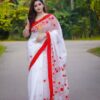 প্রিমিয়াম সিল্ক শাড়ী + ব্লাউজ পিচ - Image 2