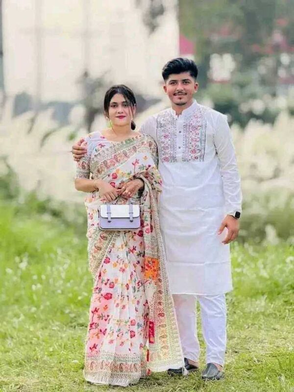শাড়ি পাঞ্জাবি কাঁপল সেট ব্লাউজ পিস (Code 116)
