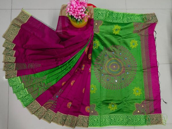 প্রিমিয়াম মাধবিলতা শাড়ি ( Code 908)