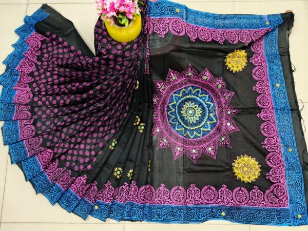 প্রিমিয়াম মাধবিলতা শাড়ি ( Code 907)